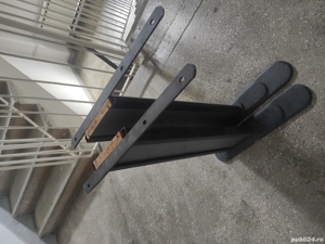 Doua picioare de birou metalice - imagine 2