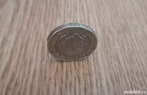 Monedă One Pound 2017 Cu Regina Elisabeta 