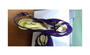 Pantofi/Sandale Anne Michelle UK elegante ,mov, toc inalt - imagine 7