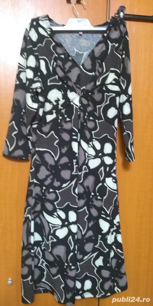 Rochie midi Epilogue UK, maneci 3/4 ,moderna, multicolora, M - imagine 9