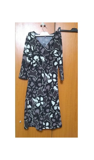 Rochie midi Epilogue UK, maneci 3/4 ,moderna, multicolora, M - imagine 6