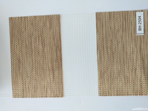 Rolete Zi Noapte Maro Cu Sclipici Zebra Decor La Comanda BH-2504