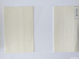 Rolete Zi Noapte Albe Cu Sclipici Zebra Decor La Comanda BH-2502