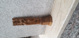 Statueta sculptata lemn india - imagine 2