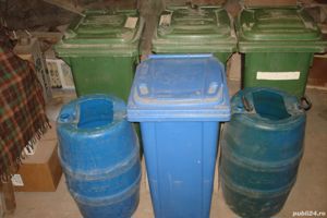 Butoaie plastic 6 buc.-tomberoane- cu capacitate 60-80-120 litri  - imagine 2