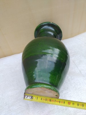 vaza veche lut vas flori ceramica - imagine 3