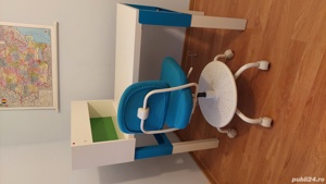 Vand birou si scaun birou copil, de la Ikea. - imagine 2