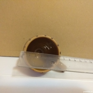 veche cana lut forma butoias ceramica rustic traditionala - imagine 3