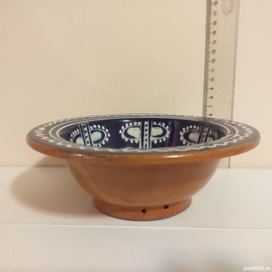 vechi vas lut, castron traditional, strachina veche, blid rustic decorativ cocos - imagine 2