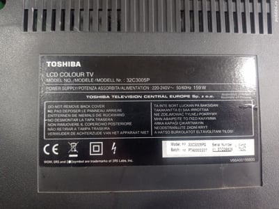 placa digitala Toshiba v28a000535a1 pe0424 de pe tv Toshiba 32c3005p - imagine 2