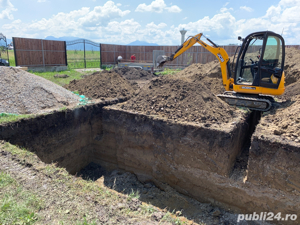 Inchiriez excavator 2.1 tone, transport basculabil - imagine 2