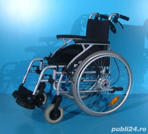 Scaun cu rotile din aluminiu Drive / latime sezut 42 cm