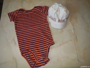 Body +sapca  pentru baietel de 1,5 - 2 ani