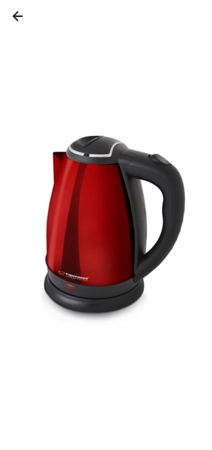 Cana(fierbător) electrica din otel inoxidabil, putere maxima1800W,capacitate1.8L,oprire automata,no - imagine 2