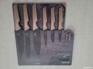 Vand Set 6 cutite Berlinger Haus BH-2592 Metalic Rose Gold, NOU, 79 Lei - imagine 3