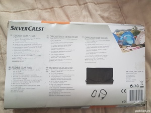 Vand panou de incarcare solara  Silver Crest - imagine 2