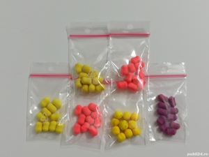 Set 50 de bucati pop-up 5 arome marime 10 mm