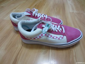 Tenisi originali dama, noi VANS COMFYCUSH OLD SKOOL, piele intoarsa,mar.39-ieftin - imagine 3