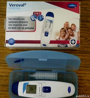 Termometru Veroval (brand: Hartmann) 2in1 cu infrarosu pentru frunte si ureche - imagine 2