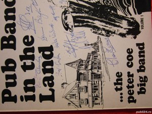 rar autografe jazz Peter Coe Big Band 1976 -The Greatest Pub Band In The Land - imagine 3