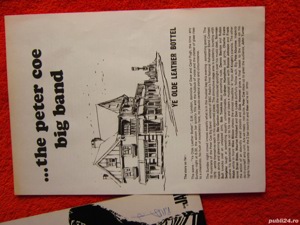 rar autografe jazz Peter Coe Big Band 1976 -The Greatest Pub Band In The Land - imagine 5
