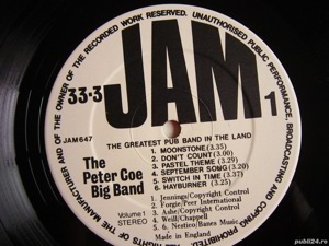 rar autografe jazz Peter Coe Big Band 1976 -The Greatest Pub Band In The Land - imagine 6