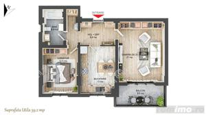 Apartament cu 2 camere de 63 mp si balcon zona Rahovei - imagine 4