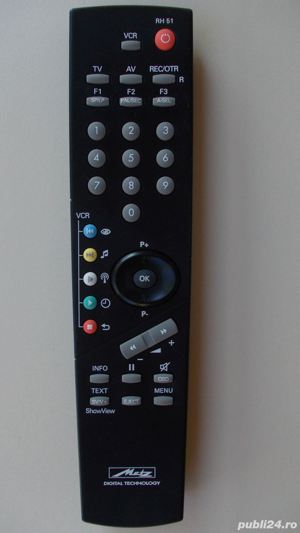 Telecomanda LOEWE rc4 Rc15702, METZ 63 , IR 8, RB11, RD11, RG11, Metz RH51 originala - imagine 9