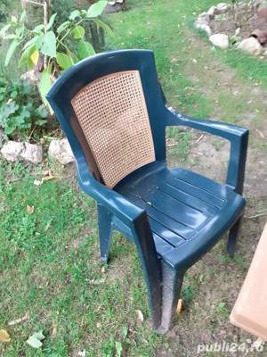 9 seturi de mese cu 4 scaune plastic dur - imagine 2