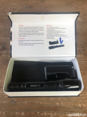 Lanterna cu led din aliaj noua - imagine 7