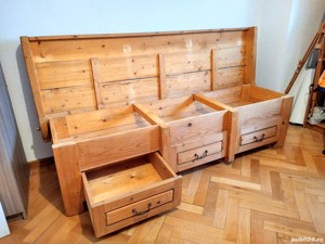 Laviță robustă din lemn 100% - imagine 2