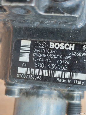 0445010320 5801439062 1609098080 Pompa Inalta Fiat Ducato Iveco Daily Peugeot Boxe 2.3 JTD HDi   - imagine 5