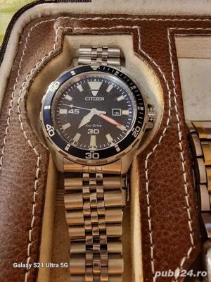 Citizen Japan Eco drive, nepurtat, 2 bratari, originala si un Jubille