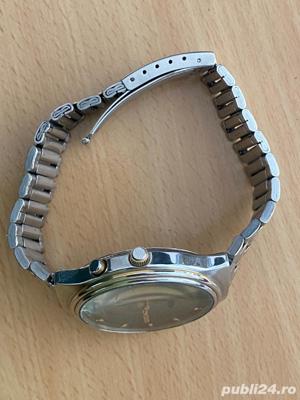 Ceas Orient mare cadran negru automatic bitone Japan - imagine 7