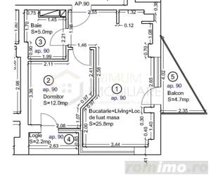 TORONTAL - XCity Towers - BLOC NOU LIFT - 2 cam - 1 loc Parcare Subterana - ETAJ 10 15 - imagine 7