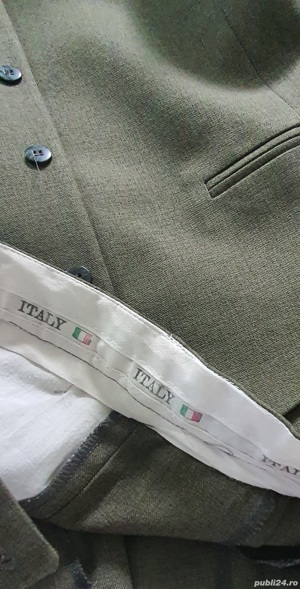 Costum Romanesc Codrin cu stofa de calitate superioara nu chinezarii are marime 56 . - imagine 2