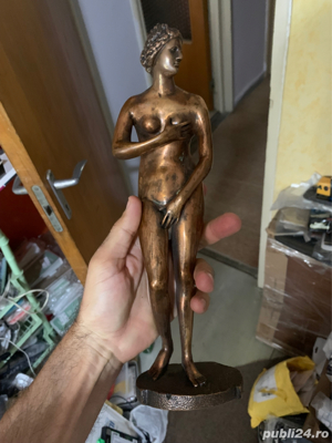 Statueta veche de bronz nud Venus 