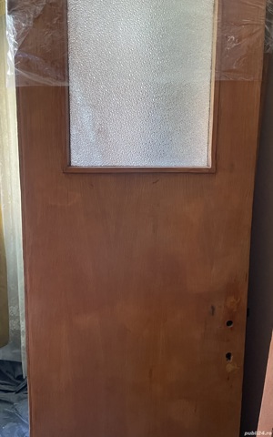 vand usi de interior si de exterior, aspect lemn cu broasca - imagine 3