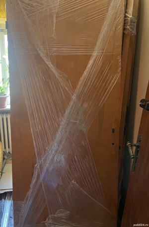 vand usi de interior si de exterior, aspect lemn cu broasca - imagine 2