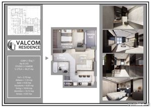 Valcom Residence Bartolomeu, Studio, terasa 4.03mp,  Comision 0% - imagine 6