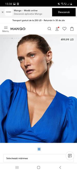 Rochie lungă cu șliț - imagine 3