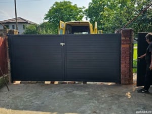 Porti si garduri metalice  tip jaluzea - probabil cele mai frumoase garduri ! - imagine 6