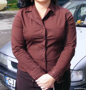 Camasa dama maro - 48  - imagine 3