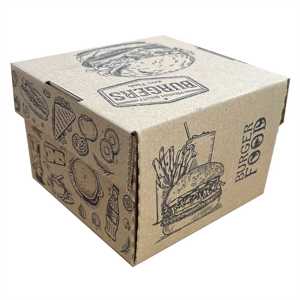 Cutie pentru BURGER-set 100 buc.