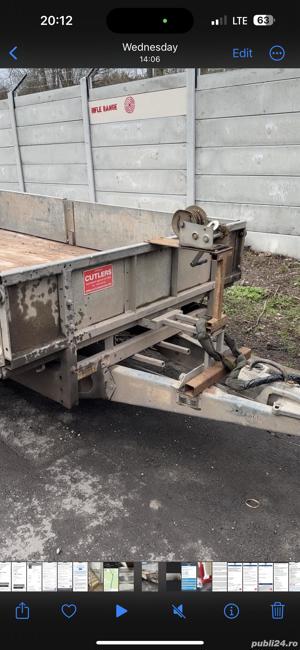 Remorca  Ifor Williams 2 axe 2600kg - imagine 6