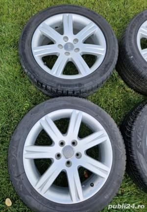 Jante aliaj/ aluminiu/ roti Audi A3 8P/ A4 B7 / A6 4F iarna 225/50 R17 - imagine 3