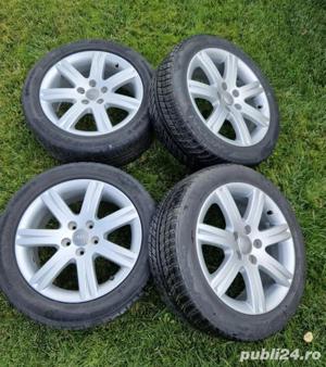 Jante aliaj/ aluminiu/ roti Audi A3 8P/ A4 B7 / A6 4F iarna 225/50 R17 - imagine 4