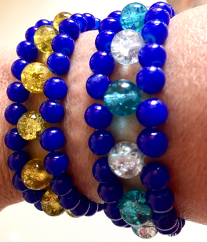 Brățări din mărgele de sticlă - imagine 2