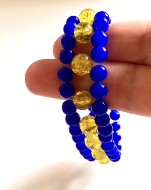 Brățări din mărgele de sticlă - imagine 5