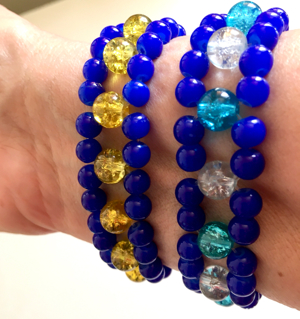 Brățări din mărgele de sticlă - imagine 3